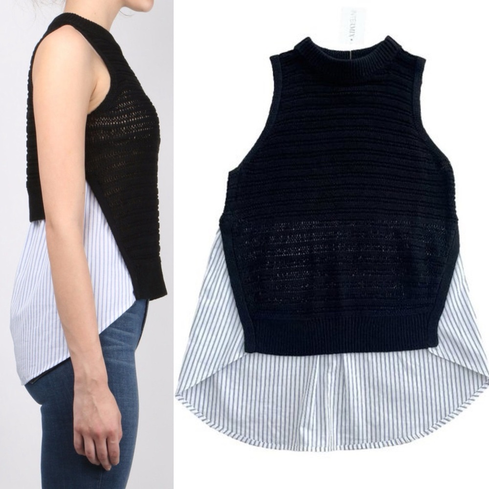 VERONICA BEARD
SOUTH BEACH SLEEVELESS SWEATER